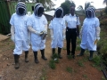 Inmates of Bordelais dressed in beekeeping gear.jpg